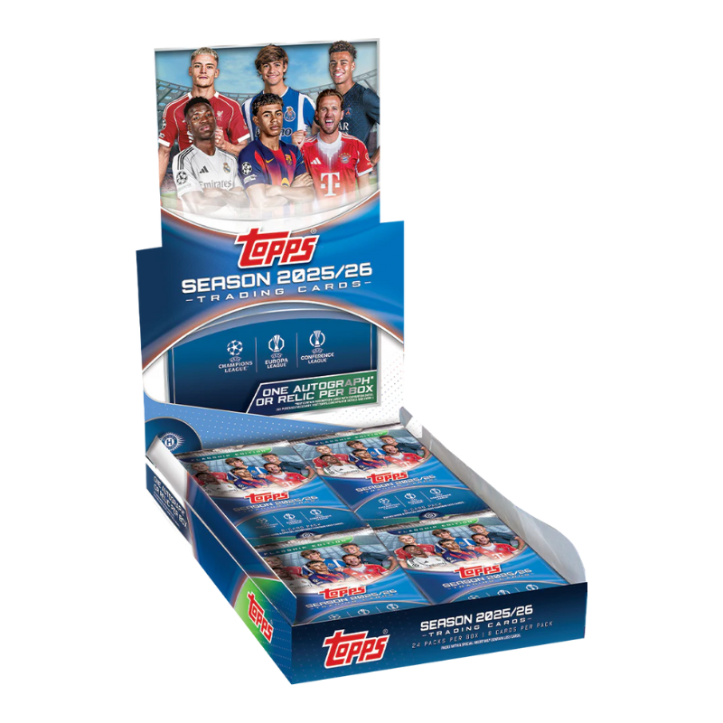 2025/26 Topps UEFA Club Competitions Soccer Hobby 12 Box Case