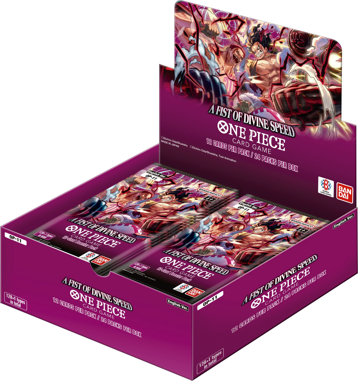 One Piece TCG - A Fist of Divine Speed (OP-11) - Display Case (12x Booster Boxes)