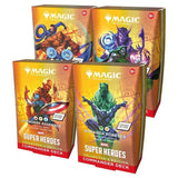 Magic: The Gathering Marvel Super Heroes Collector Commander Deck Set of 4